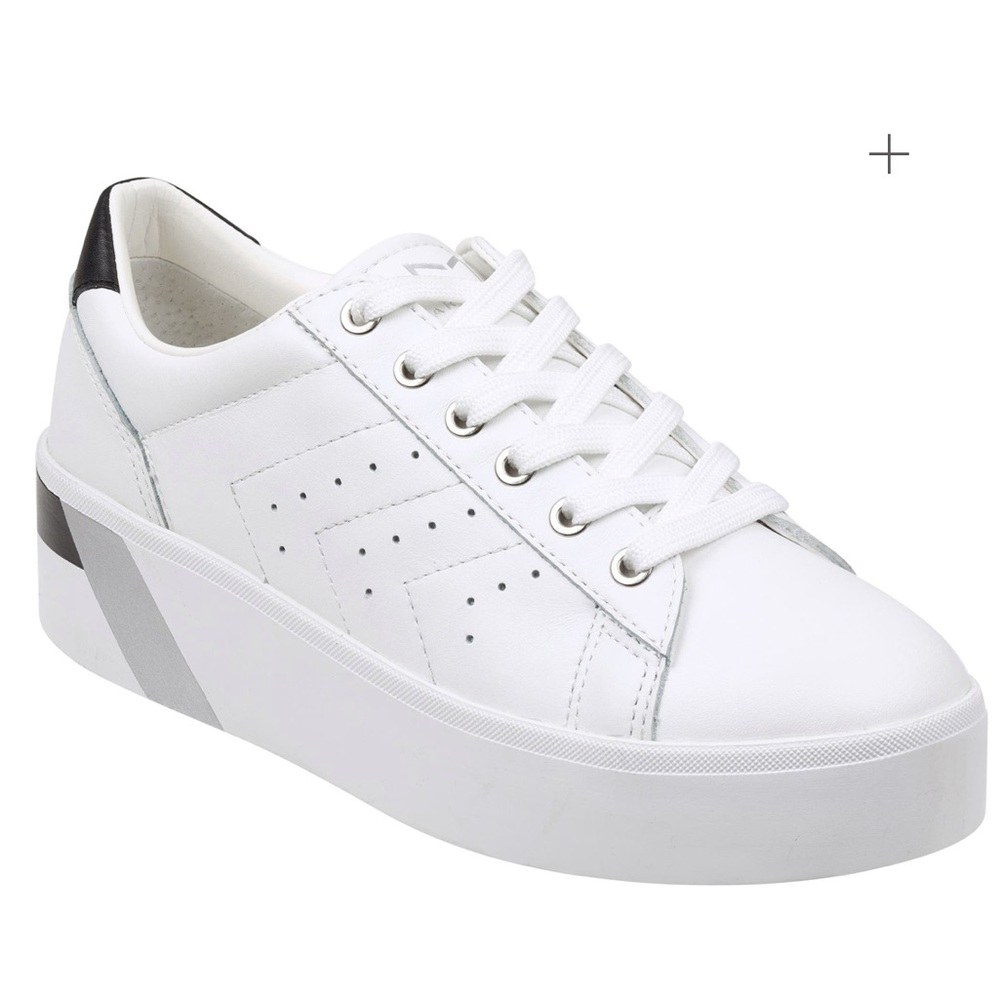 White Marc Fisher platform shoes
